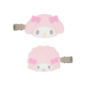 Enesco Sanrio Flocky Hair Clips Sets (7 to choose from) My Melody Kawaii Gifts 4550624151269