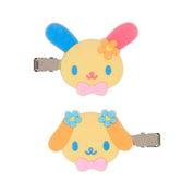 Enesco Sanrio Flocky Hair Clips Sets (7 to choose from) Usahana Kawaii Gifts 4550624151597