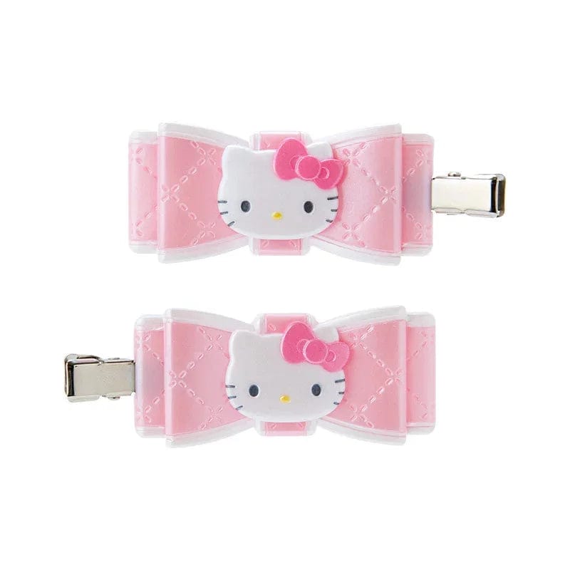 Enesco Sanrio Hair Bow Clips: Pochocco, My Melody, Cinnamoroll, Kuromi, Hello Kitty Hello Kitty Kawaii Gifts 4550337027097