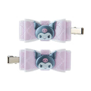 Enesco Sanrio Hair Bow Clips: Pochocco, My Melody, Cinnamoroll, Kuromi, Hello Kitty Kuromi Kawaii Gifts 4550337027295