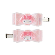 Enesco Sanrio Hair Bow Clips: Pochocco, My Melody, Cinnamoroll, Kuromi, Hello Kitty My Melody Kawaii Gifts 4550337027127