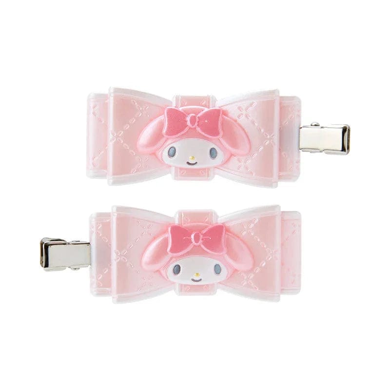 Enesco Sanrio Hair Bow Clips: Pochocco, My Melody, Cinnamoroll, Kuromi, Hello Kitty My Melody Kawaii Gifts 4550337027127