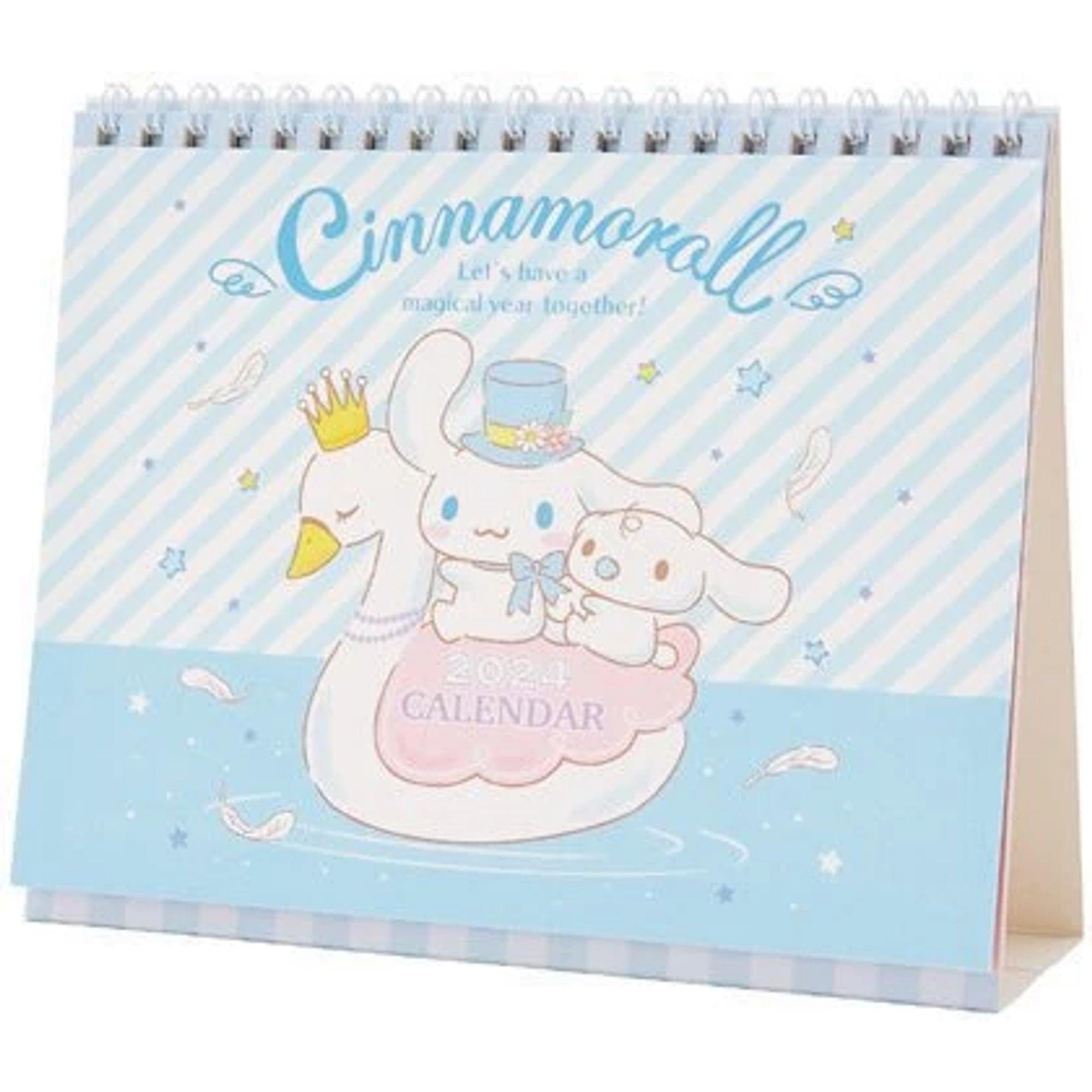 Enesco Cinnamoroll 2024 Desk Calendar Kawaii Gifts