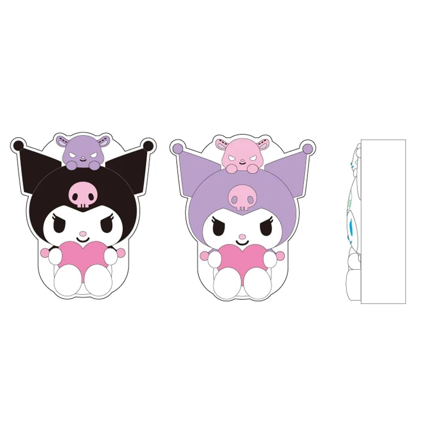 Enesco Sanrio 2-Piece Toothbrush Cover Set: Hello Kitty, My Melody, Cinnamoroll, Kuromi Kuromi Kawaii Gifts 4550337458297