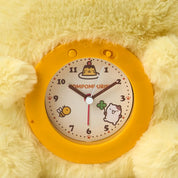 Enesco Sanrio Pompompurin Happy 30th Anniversary 11.5" Plush Clock Kawaii Gifts 4550624851947