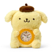 Enesco Sanrio Pompompurin Happy 30th Anniversary 11.5" Plush Clock Kawaii Gifts 4550624851947