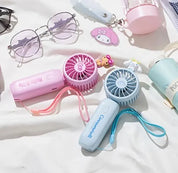 Enesco Sanrio Portable Rechargeable Fans (5 to Choose From) Kawaii Gifts