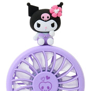 Enesco Sanrio Portable Rechargeable Fans (5 to Choose From) Kuromi Kawaii Gifts 4550624788465