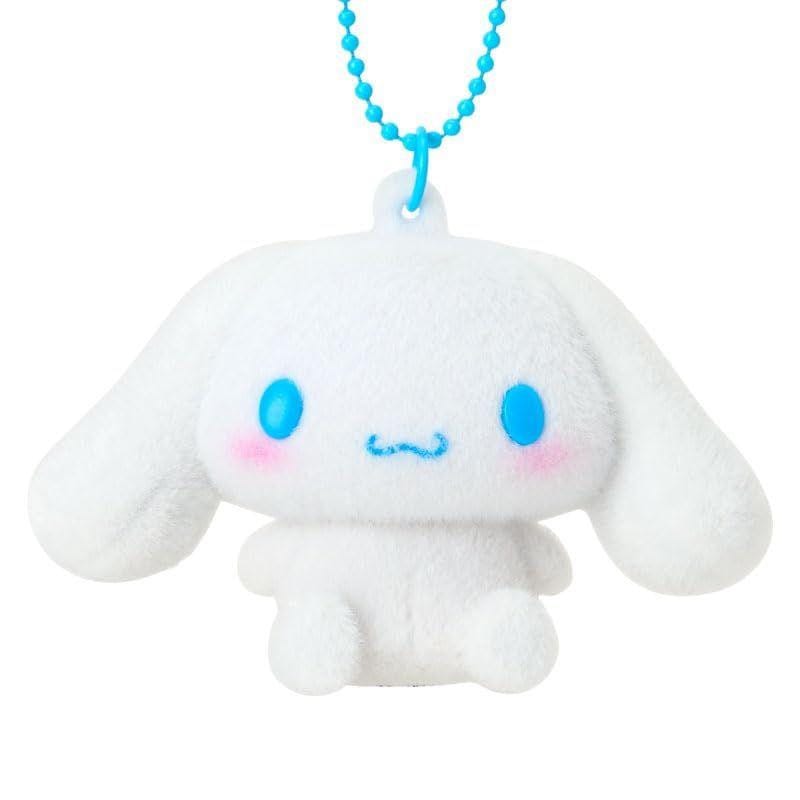 Enesco Sanrio All Stars 3" Flocked Mascot Keychains (10 to Choose From) Cinnamoroll Kawaii Gifts 4550624185127