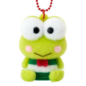 Enesco Sanrio All Stars 3" Flocked Mascot Keychains (10 to Choose From) Keroppi Kawaii Gifts 4550624185257