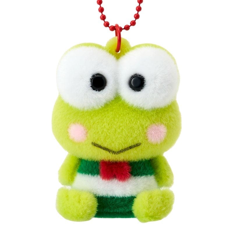 Enesco Sanrio All Stars 3" Flocked Mascot Keychains (10 to Choose From) Keroppi Kawaii Gifts 4550624185257