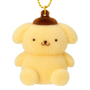 Enesco Sanrio All Stars 3" Flocked Mascot Keychains (10 to Choose From) Pompompurin Kawaii Gifts 4550624184199