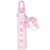 Enesco Sanrio All Stars Acrylic Mascot Keychains with Embroidered Name Tag My Melody Kawaii Gifts 4550337304068