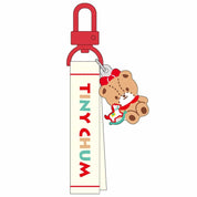 Enesco Sanrio All Stars Acrylic Mascot Keychains with Embroidered Name Tag Tiny Chum Kawaii Gifts 4550337311196