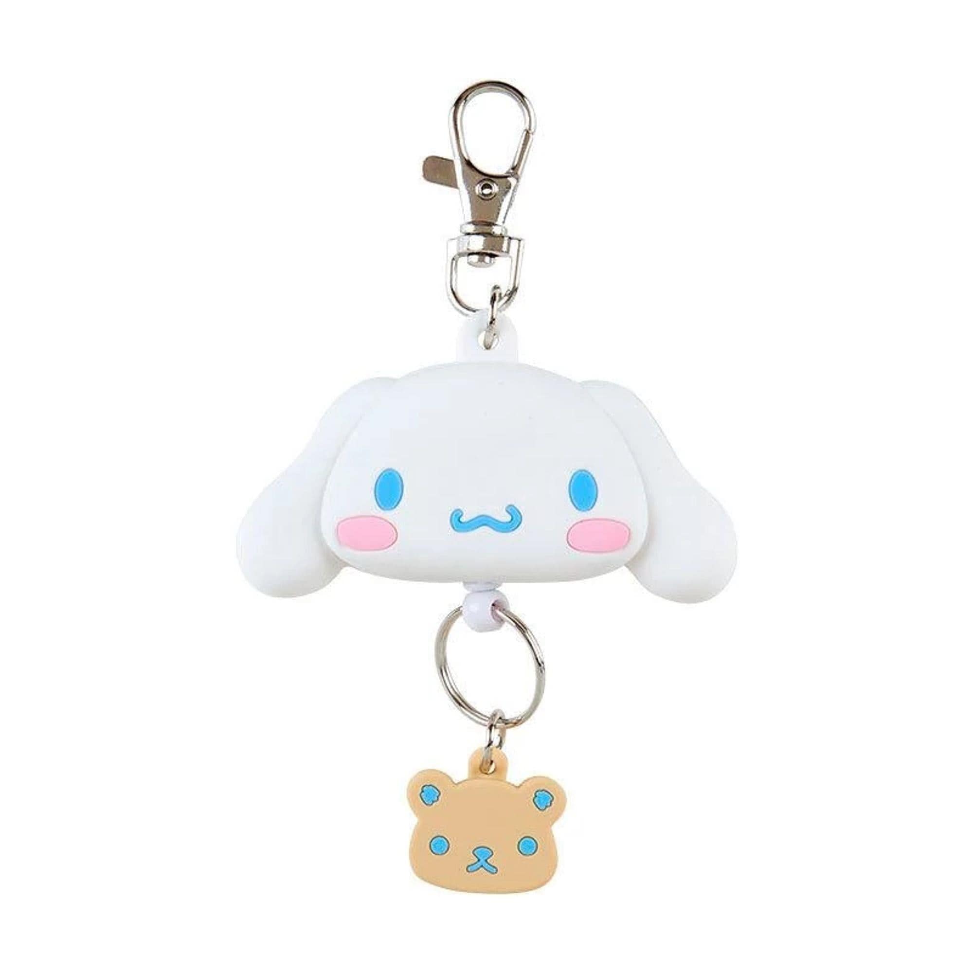 Enesco Sanrio All Stars Retractable Keychains with Dangly Charms Cinnamoroll Kawaii Gifts 4550337168776