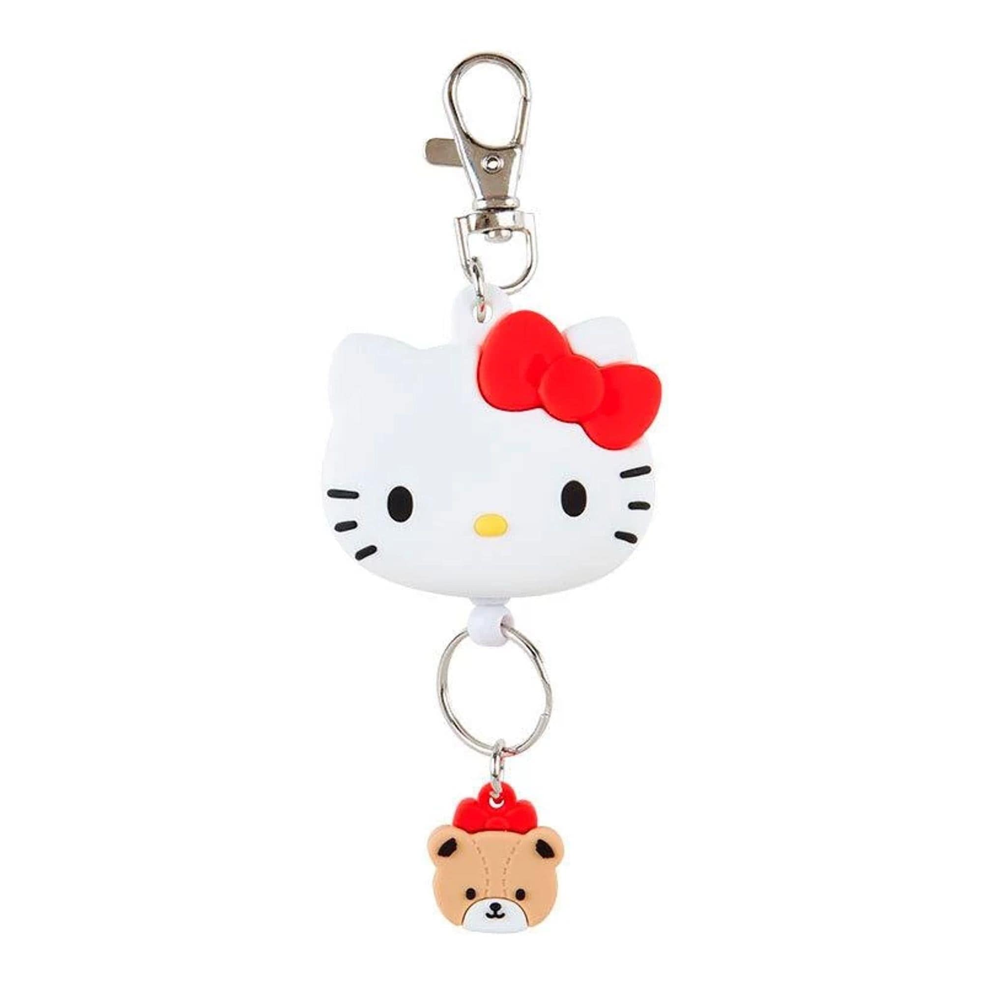 Enesco Sanrio All Stars Retractable Keychains with Dangly Charms Hello Kitty Kawaii Gifts 4550337168646