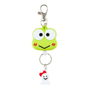 Enesco Sanrio All Stars Retractable Keychains with Dangly Charms Kerropi Kawaii Gifts 4550337169384