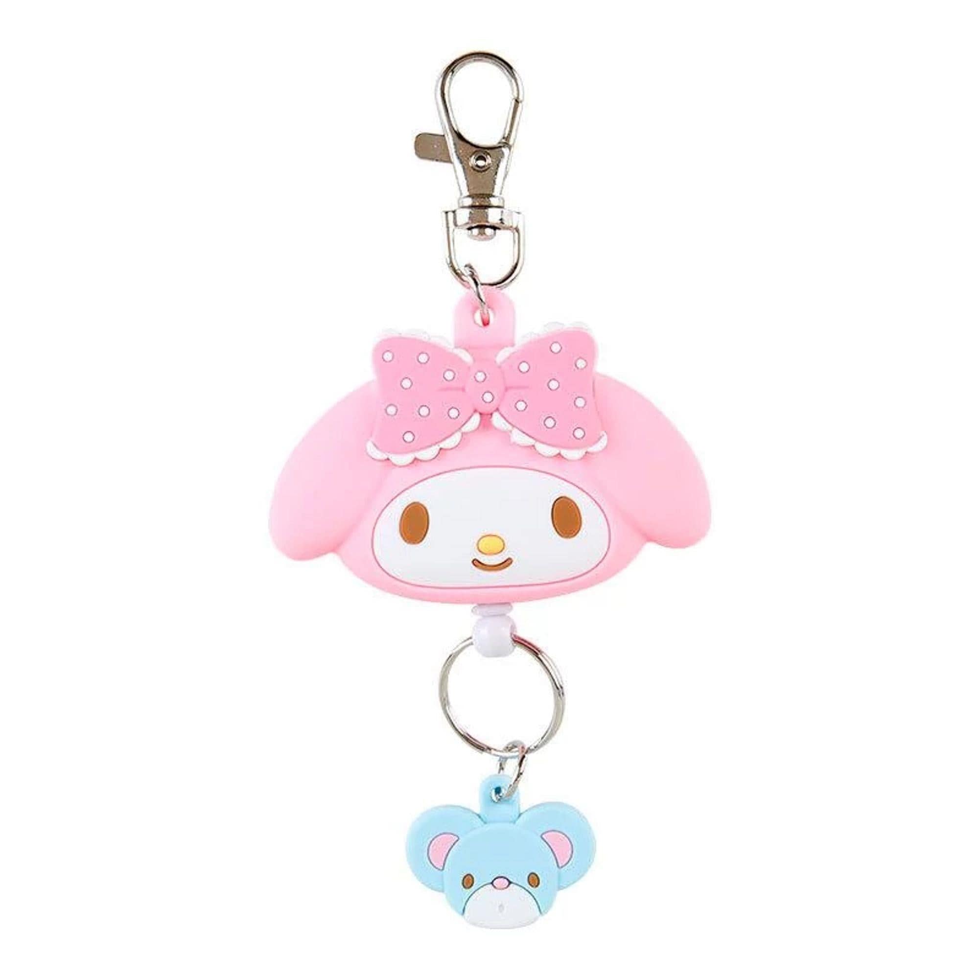 Enesco Sanrio All Stars Retractable Keychains with Dangly Charms My Melody Kawaii Gifts 4550337168653