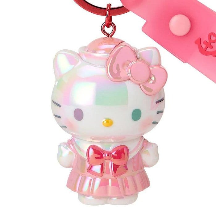 Enesco Sanrio Aurora Sparkly Sailor Mascot Keychains with Straps (4 to Choose From!) Sailor Hello Kitty Kawaii Gifts 4550624801164