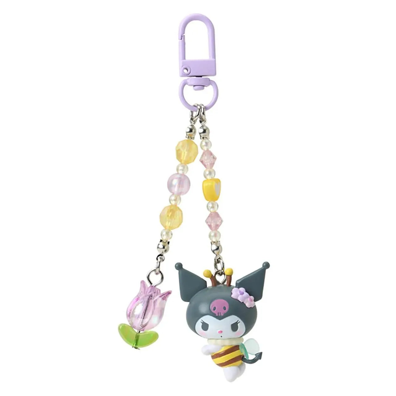 Enesco Sanrio Flower Loving Bee All Stars Keychains (6 to Choose From) Kawaii Gifts