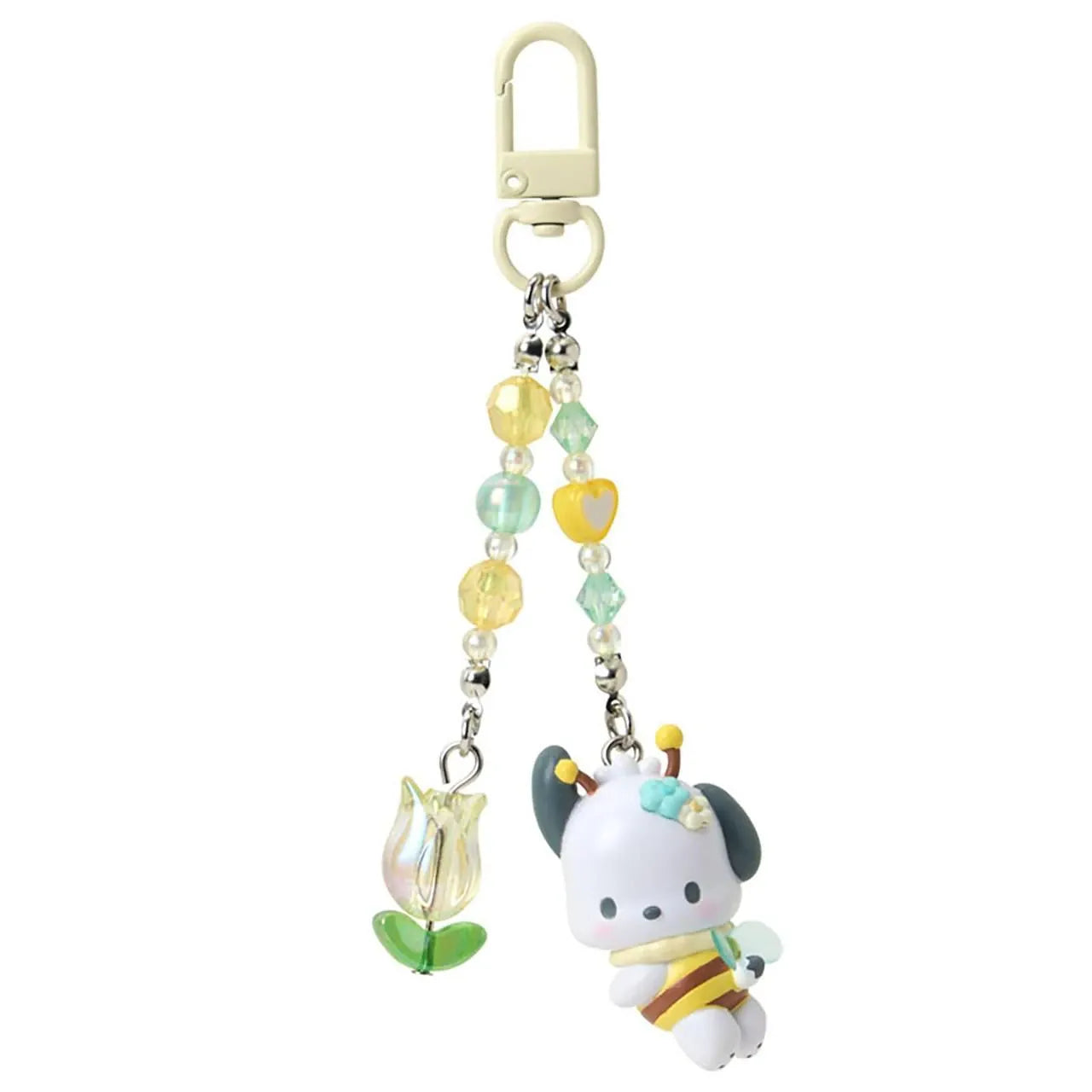 Enesco Sanrio Flower Loving Bee All Stars Keychains (6 to Choose From) Kawaii Gifts