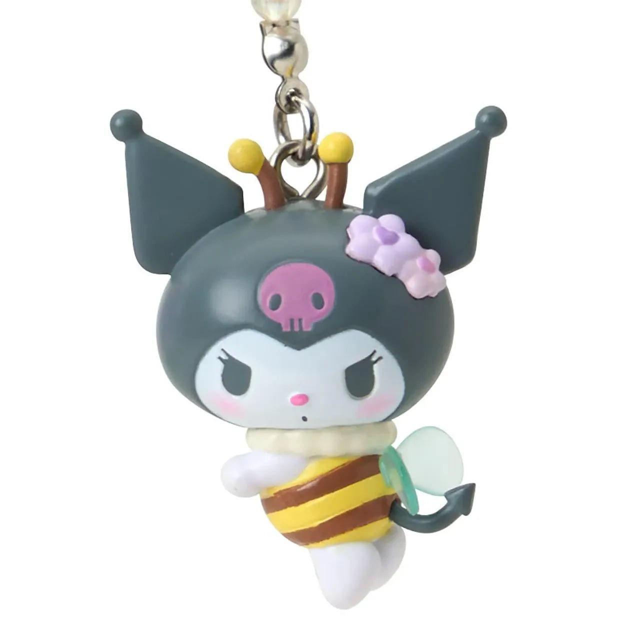 Enesco Sanrio Flower Loving Bee All Stars Keychains (6 to Choose From) Kuromi Kawaii Gifts 4550624793445