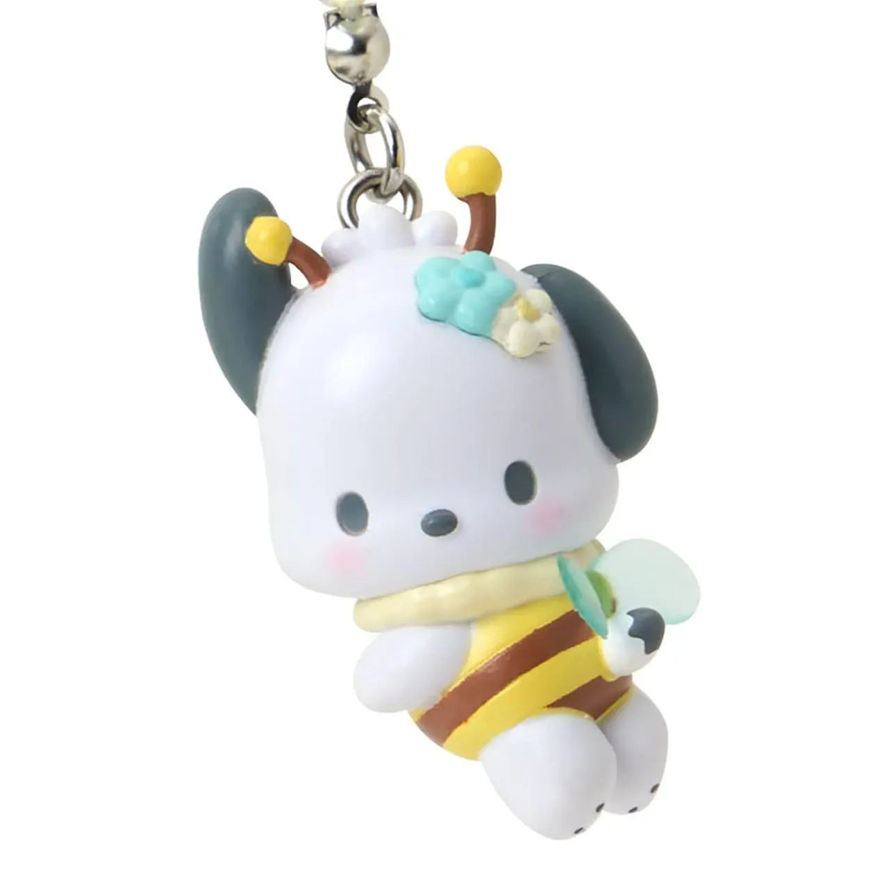 Enesco Sanrio Flower Loving Bee All Stars Keychains (6 to Choose From) Pochacco Kawaii Gifts 4550624793469