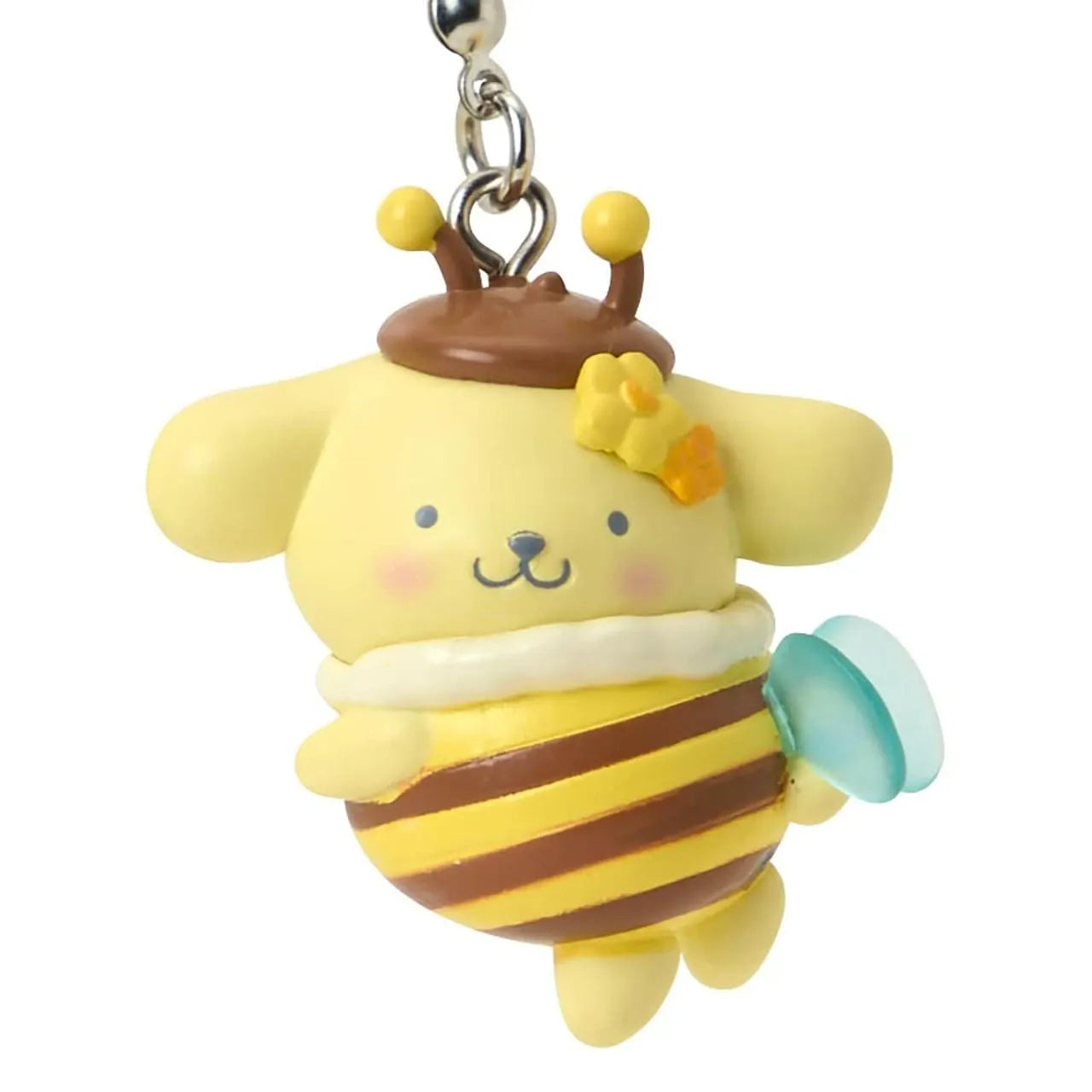 Enesco Sanrio Flower Loving Bee All Stars Keychains (6 to Choose From) Pompompurin Kawaii Gifts 4550624793384