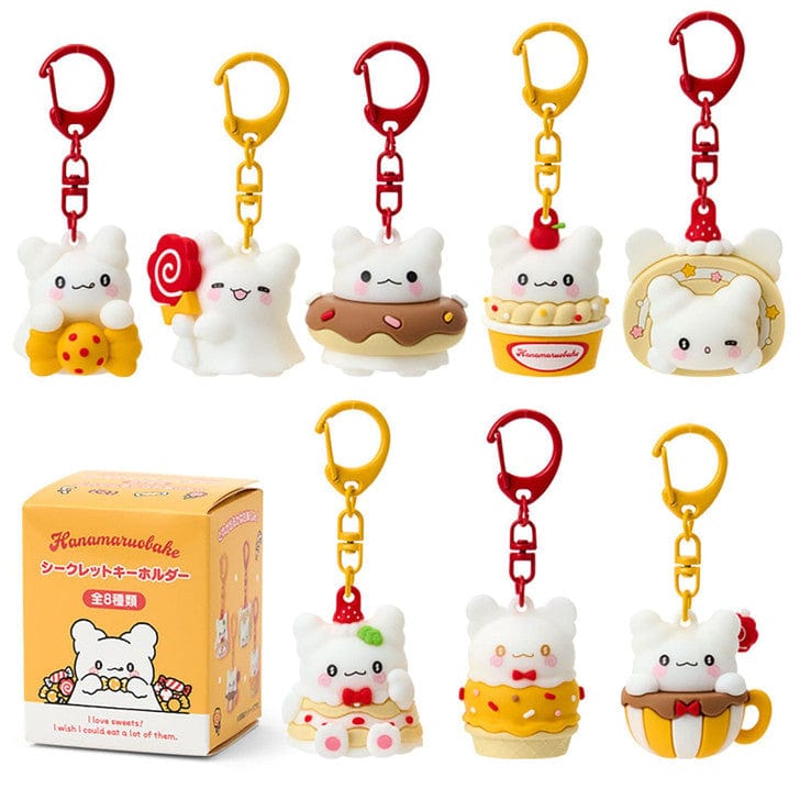 Enesco Sanrio Hanamaruobake I love Sweets Mascot Keychain Surprise Box Kawaii Gifts 4550624485524