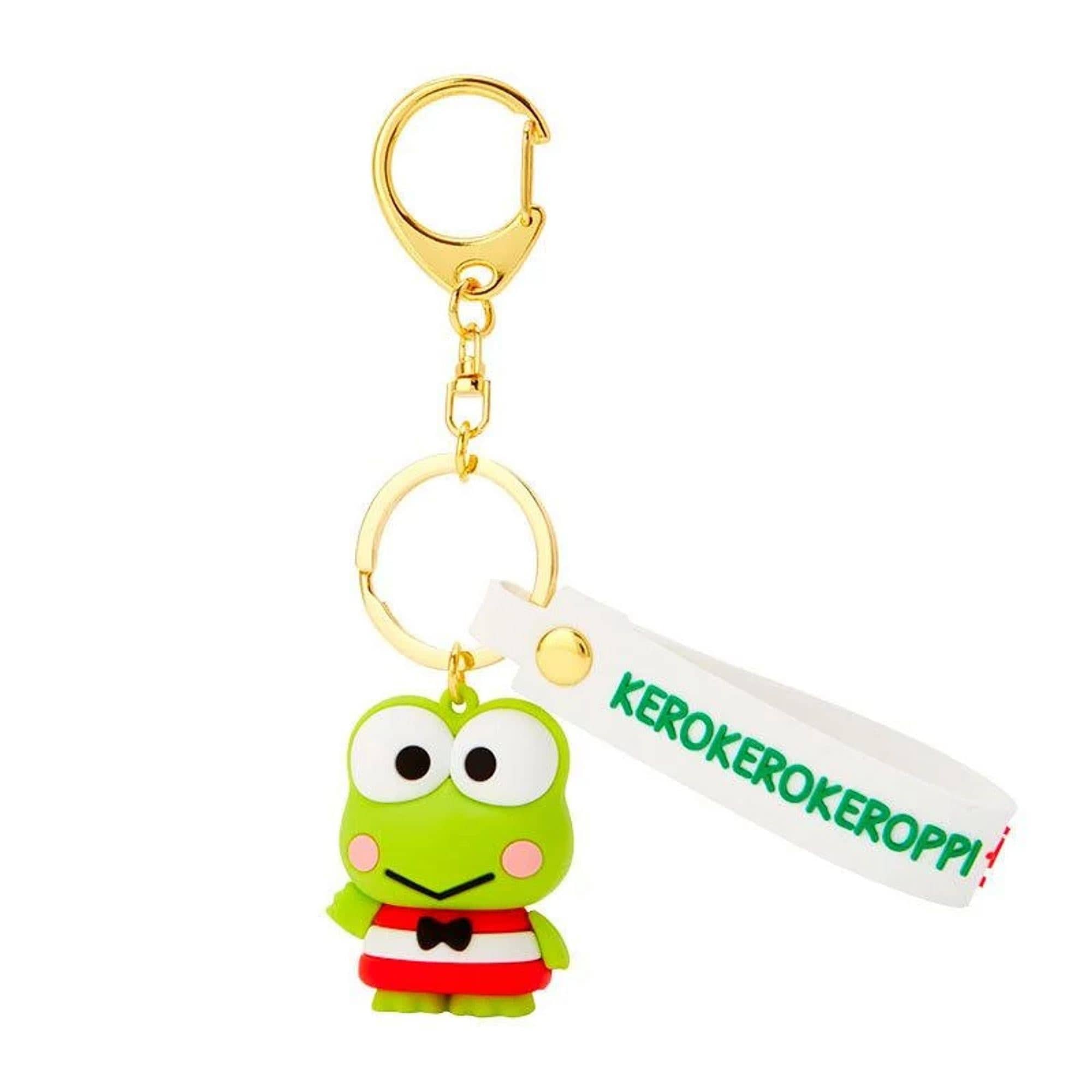 Enesco Sanrio Mascot 3D Keychains: Hanamaruobake,  Pompompurin, Kuromi, Pochacco, Batzu Maru, Keroppi, Tuxedo Sam, Gudetama, Hello Kitty, My Melody, Kuromi, Cinnamoroll, My Piano, Pekkle Keroppi Kawaii Gifts 4550337102985