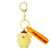 Enesco Sanrio Mascot 3D Keychains: Hanamaruobake,  Pompompurin, Kuromi, Pochacco, Batzu Maru, Keroppi, Tuxedo Sam, Gudetama, Hello Kitty, My Melody, Kuromi, Cinnamoroll, My Piano, Pekkle Pompompurin Kawaii Gifts 4550337102855