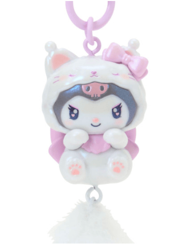 Enesco Sanrio Milky Kitten Furry Tail All Stars Charm Key Rings (KT, MM, KU, MP, CN) Kawaii Gifts