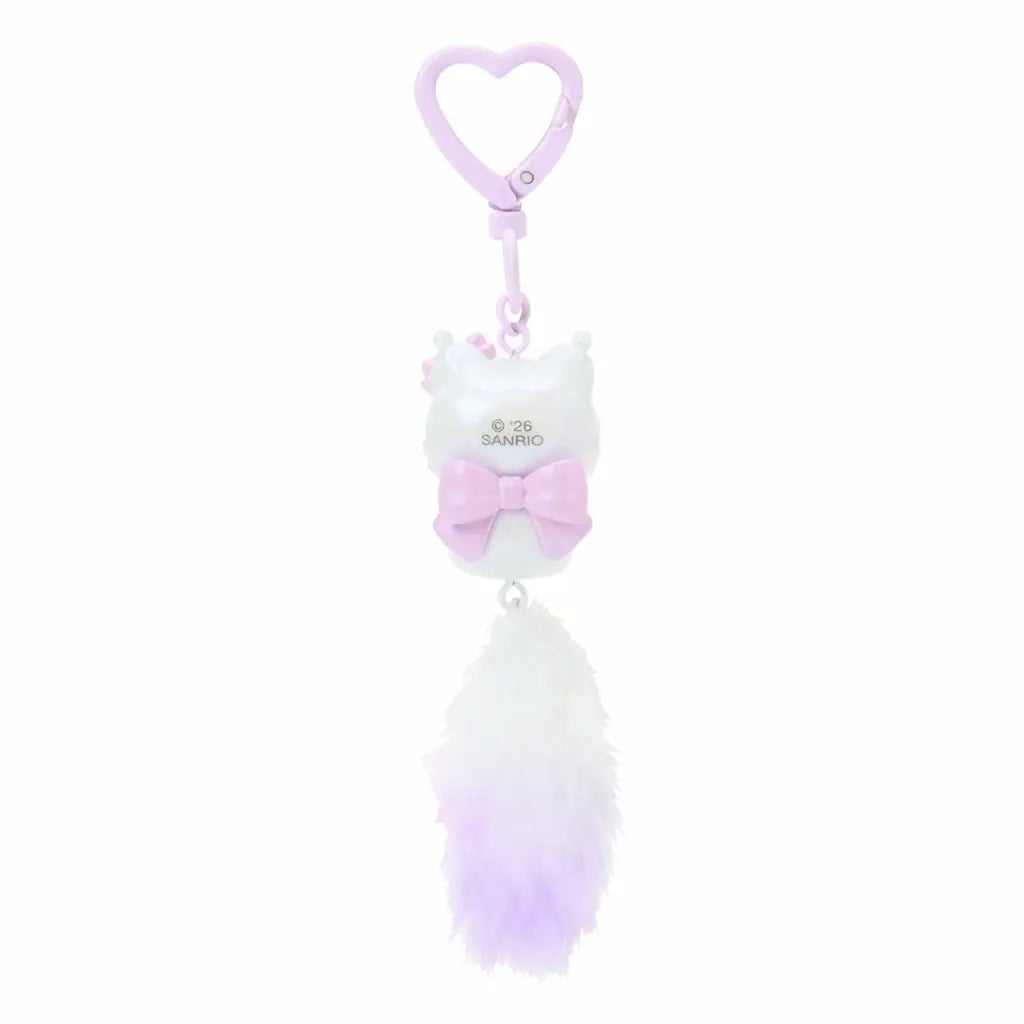Enesco Sanrio Milky Kitten Furry Tail All Stars Charm Key Rings (KT, MM, KU, MP, CN) Kawaii Gifts
