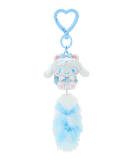 Enesco Sanrio Milky Kitten Furry Tail All Stars Charm Key Rings (KT, MM, KU, MP, CN) Cinnamoroll Kawaii Gifts 4550624684958