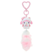 Enesco Sanrio Milky Kitten Furry Tail All Stars Charm Key Rings (KT, MM, KU, MP, CN) My Melody Kawaii Gifts 4550624684798