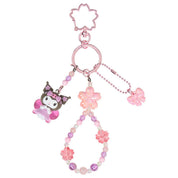 Enesco Sanrio Sakura Beaded Cherry Blossom All Stars Charm Key Rings (KT, MM, KU, MP) Kawaii Gifts