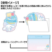 Enesco Ice Cream Sanrio Friends Letter Sets With Seal Stickers Kawaii Gifts