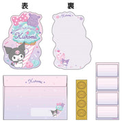 Enesco Ice Cream Sanrio Friends Letter Sets With Seal Stickers Kuromi Kawaii Gifts 4550337328385