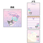 Enesco Ice Cream Sanrio Friends Memo Pads Kuromi Kawaii Gifts 4550337328064