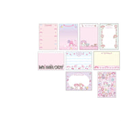 Enesco My Melody Pink 8-Design Memo Pad with Stickers Kawaii Gifts 4550337016954