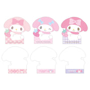 Enesco Sanrio Die-Cut Memo Pads: My Melody, Pompompurin, Cinnamoroll, Kuromi, Pochacco Kawaii Gifts