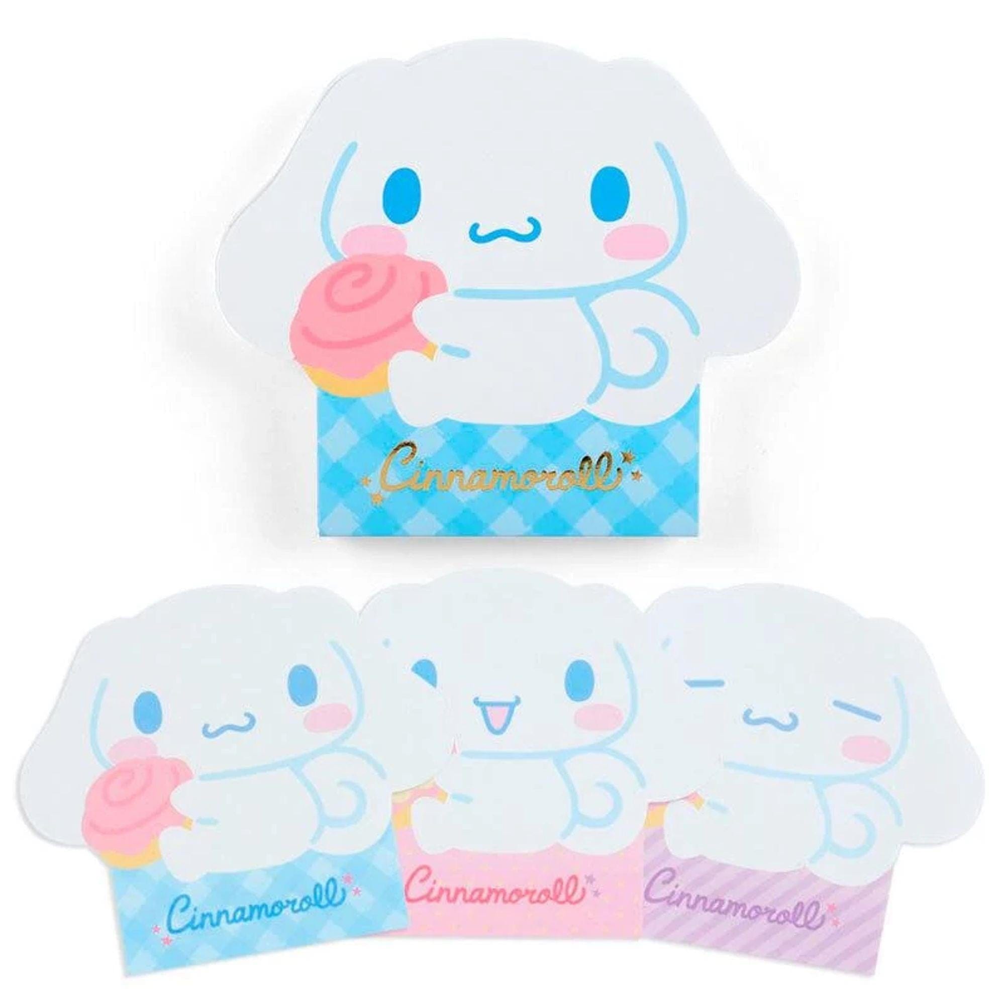 Enesco Sanrio Die-Cut Memo Pads: My Melody, Pompompurin, Cinnamoroll, Kuromi, Pochacco Cinnamoroll Kawaii Gifts 4550337459676