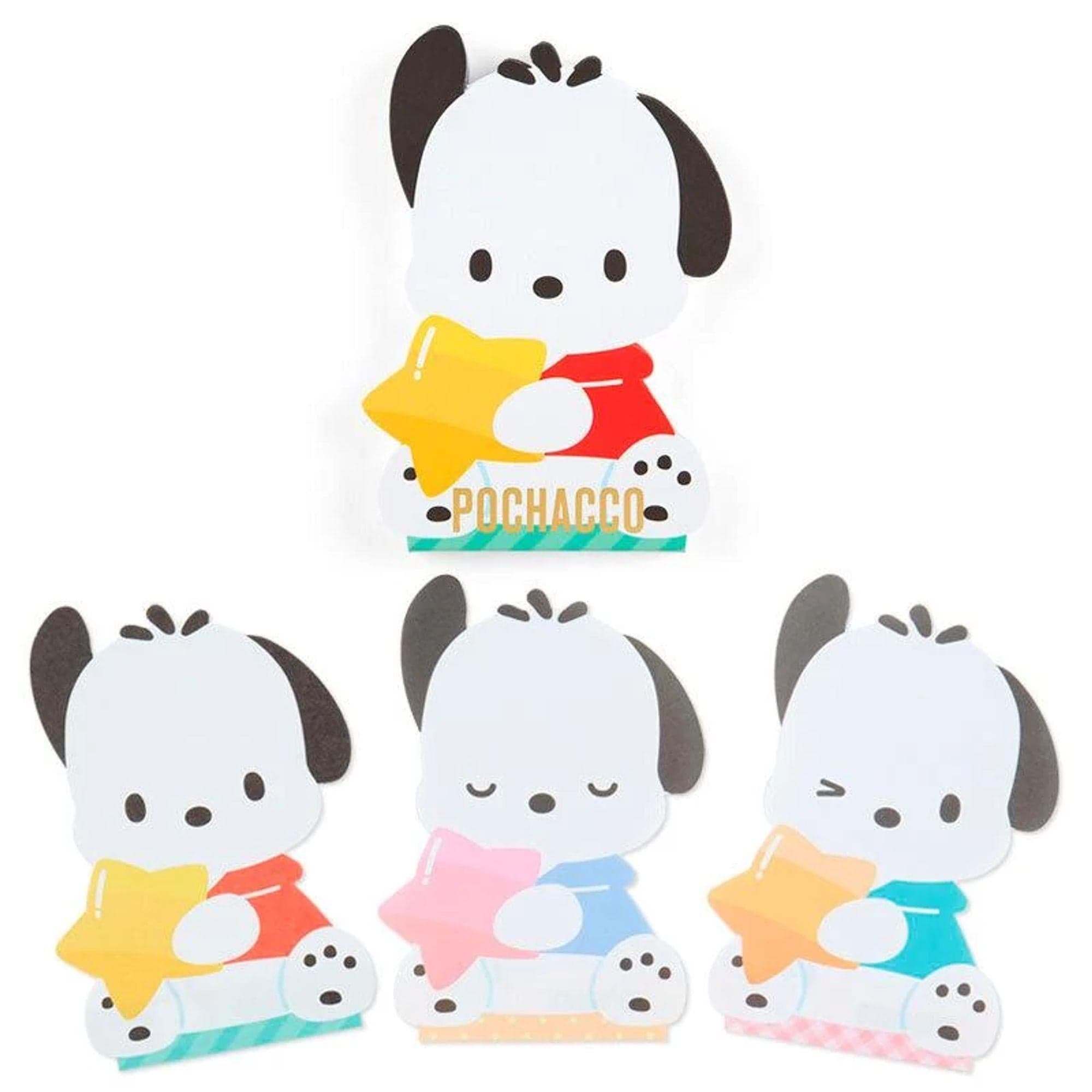 Enesco Sanrio Die-Cut Memo Pads: My Melody, Pompompurin, Cinnamoroll, Kuromi, Pochacco Pochacco Kawaii Gifts 4550337468739