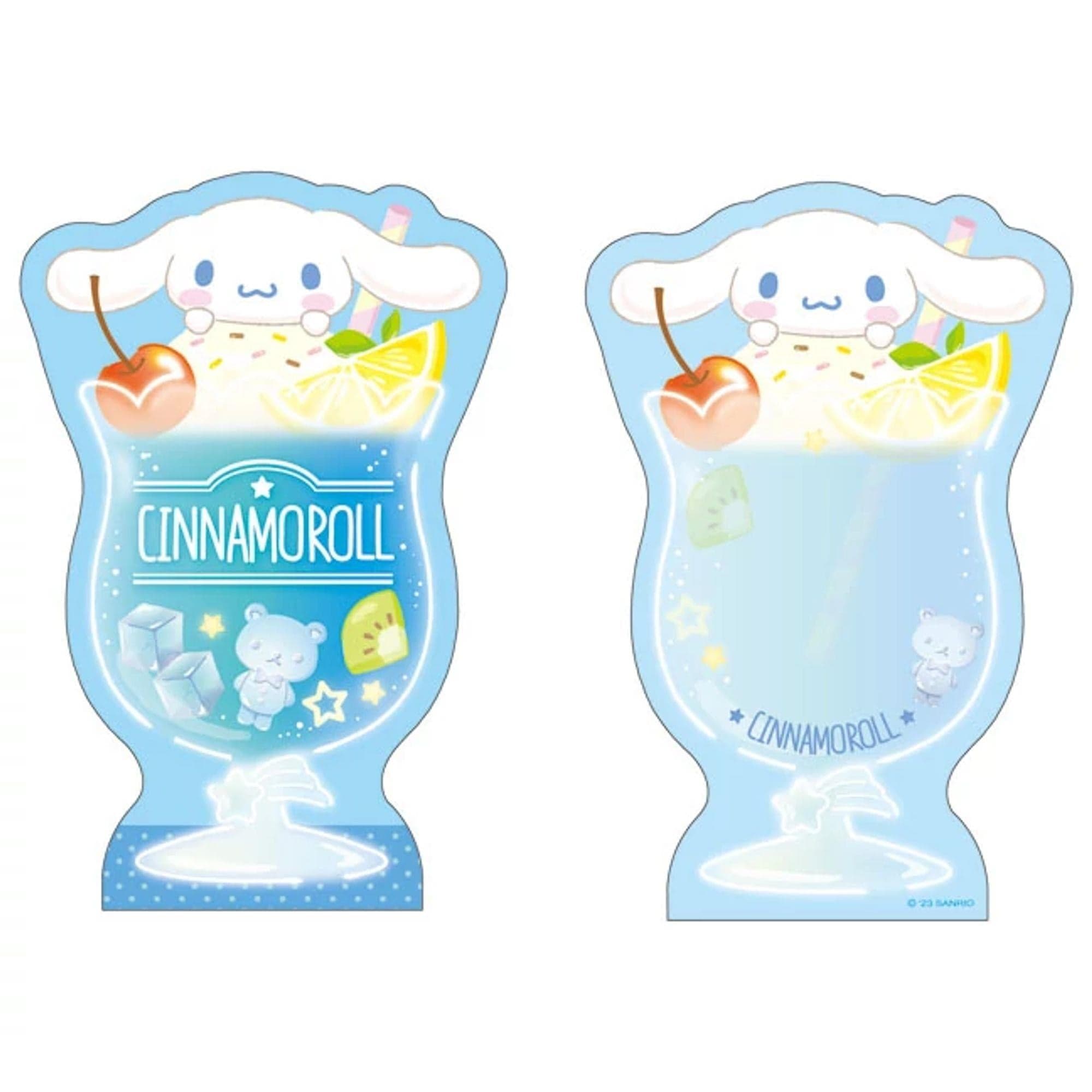 Enesco Sanrio Friends Soda Float Memo Pads Cinnamoroll Kawaii Gifts