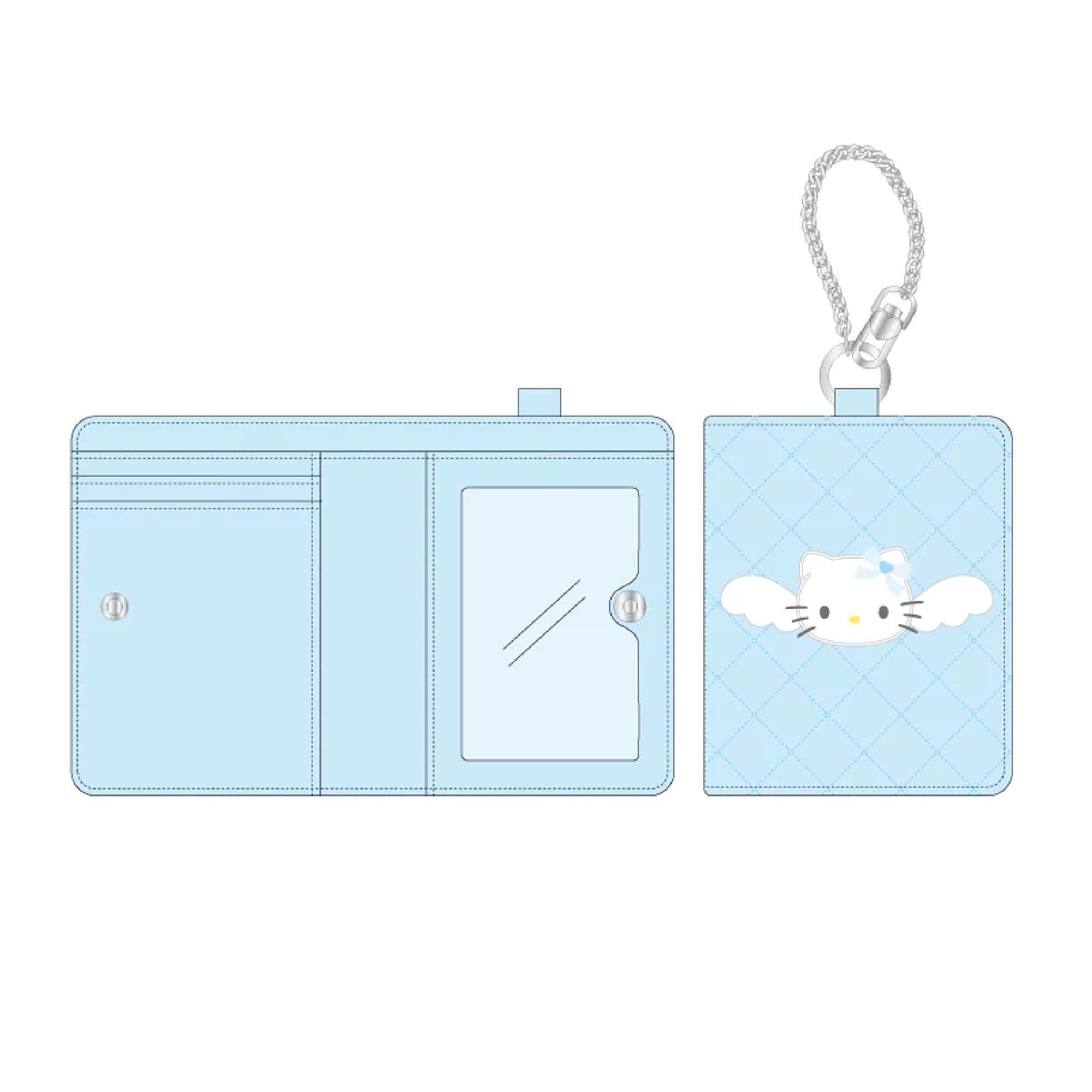 Enesco Sanrio Dreamy Blue Angel Foldable Card Cases Hello Kitty Kawaii Gifts 4550337716328