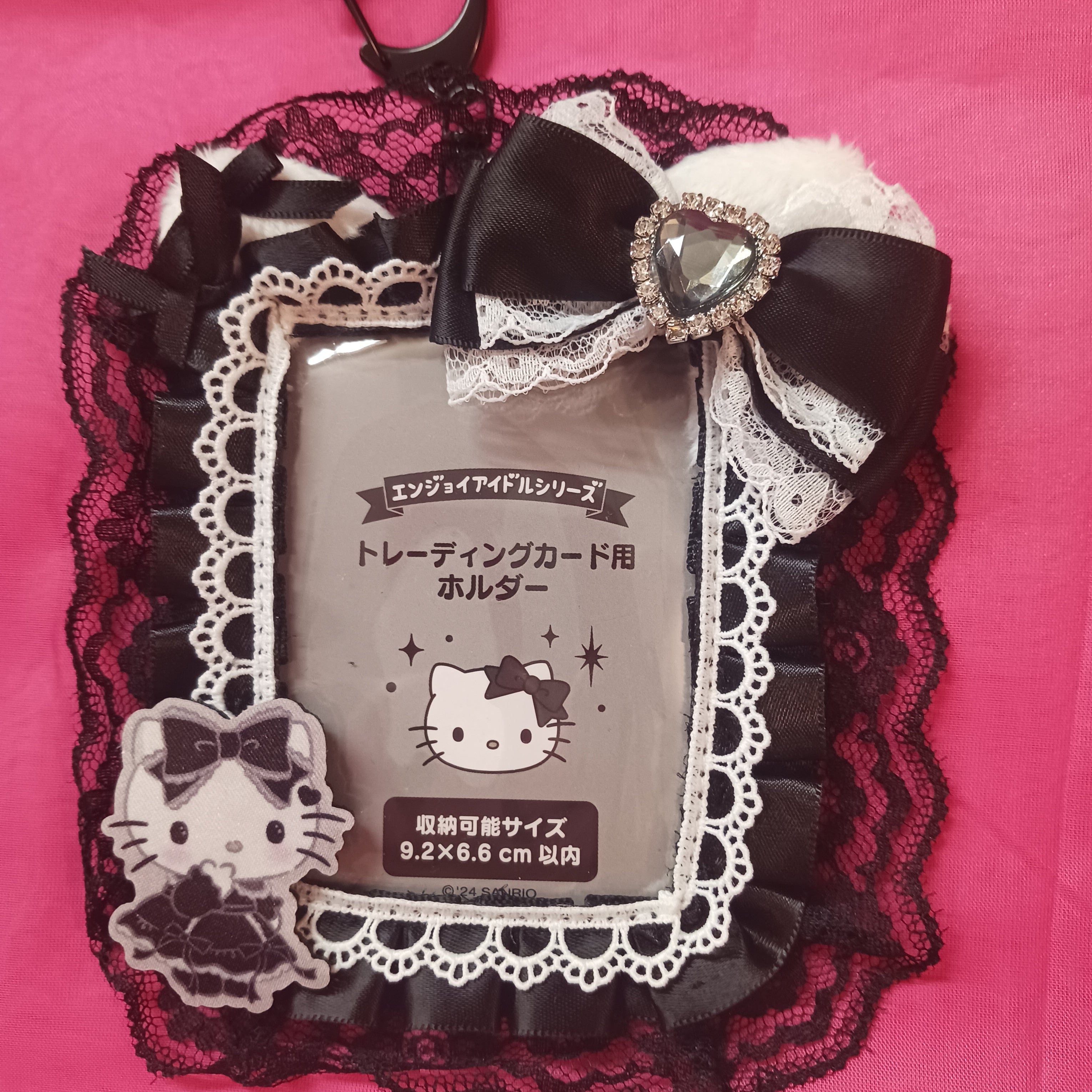 Enesco Sanrio Lolita Dreamy Black Ribbon ID & Photo Card Holders Kawaii Gifts