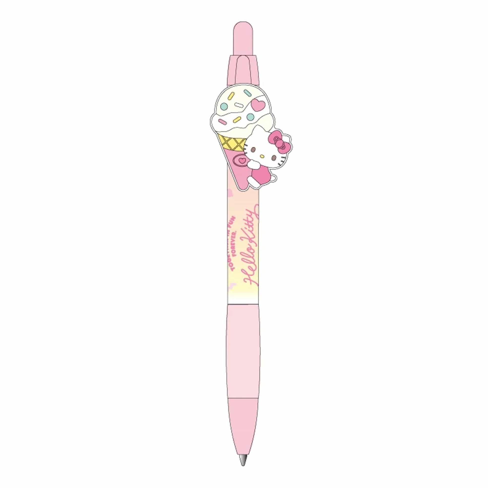 Enesco Ice Cream Sanrio Friends Ballpoint Pens Hello Kitty Kawaii Gifts 4550337420386