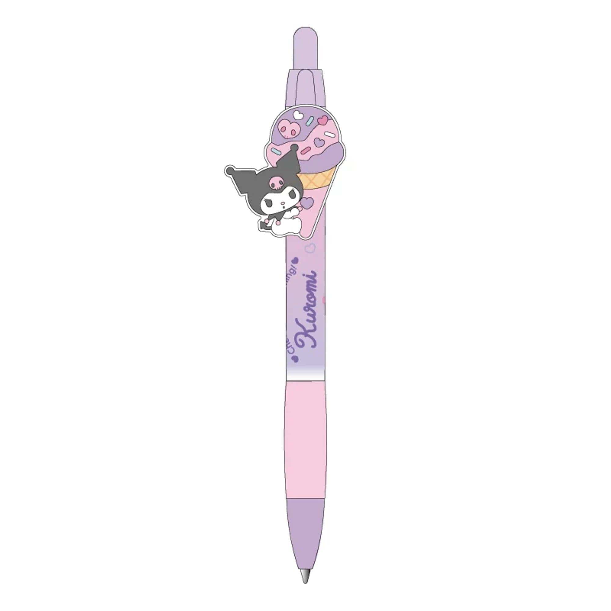 Enesco Ice Cream Sanrio Friends Ballpoint Pens Kuromi Kawaii Gifts 4550337420614