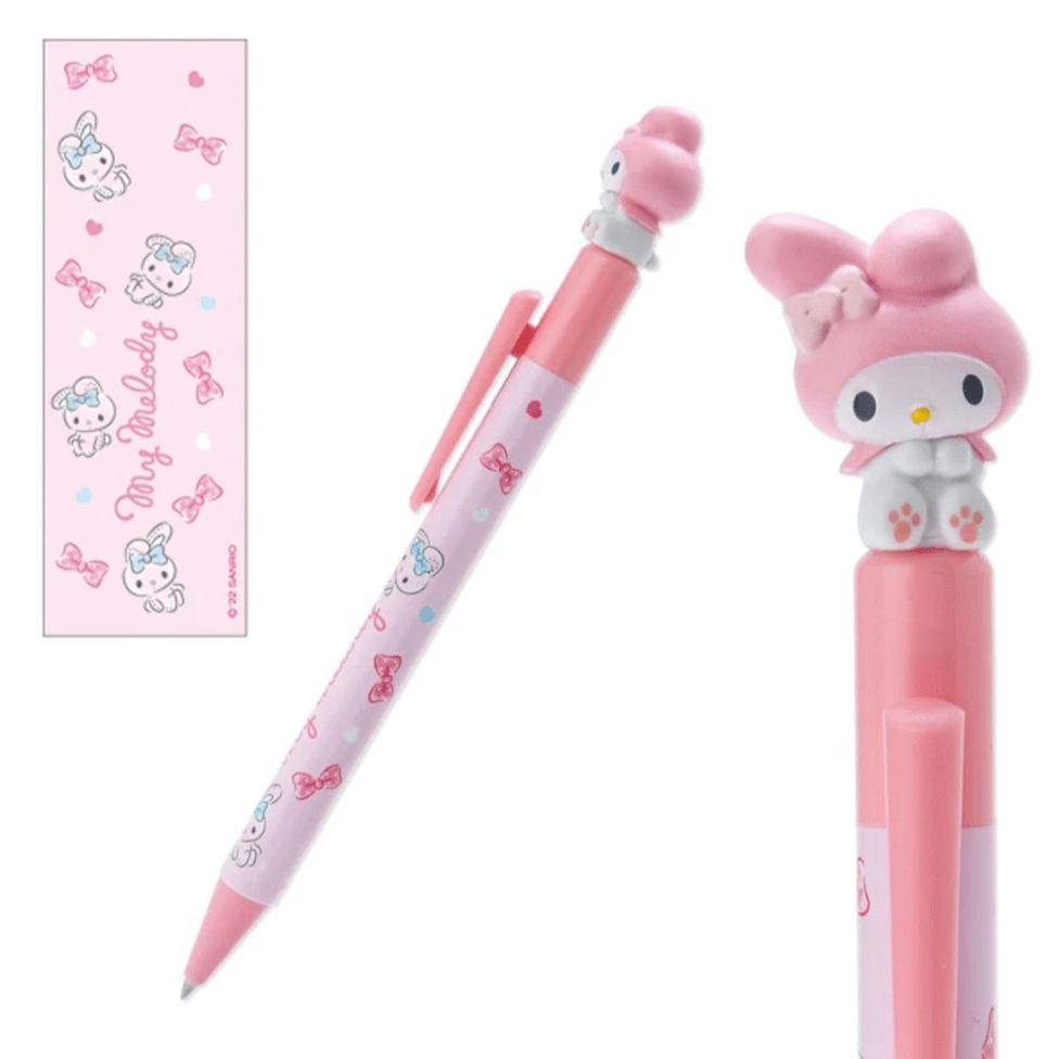 Enesco Pompompurin & My Melody Mascot Ballpoint Pens Kawaii Gifts