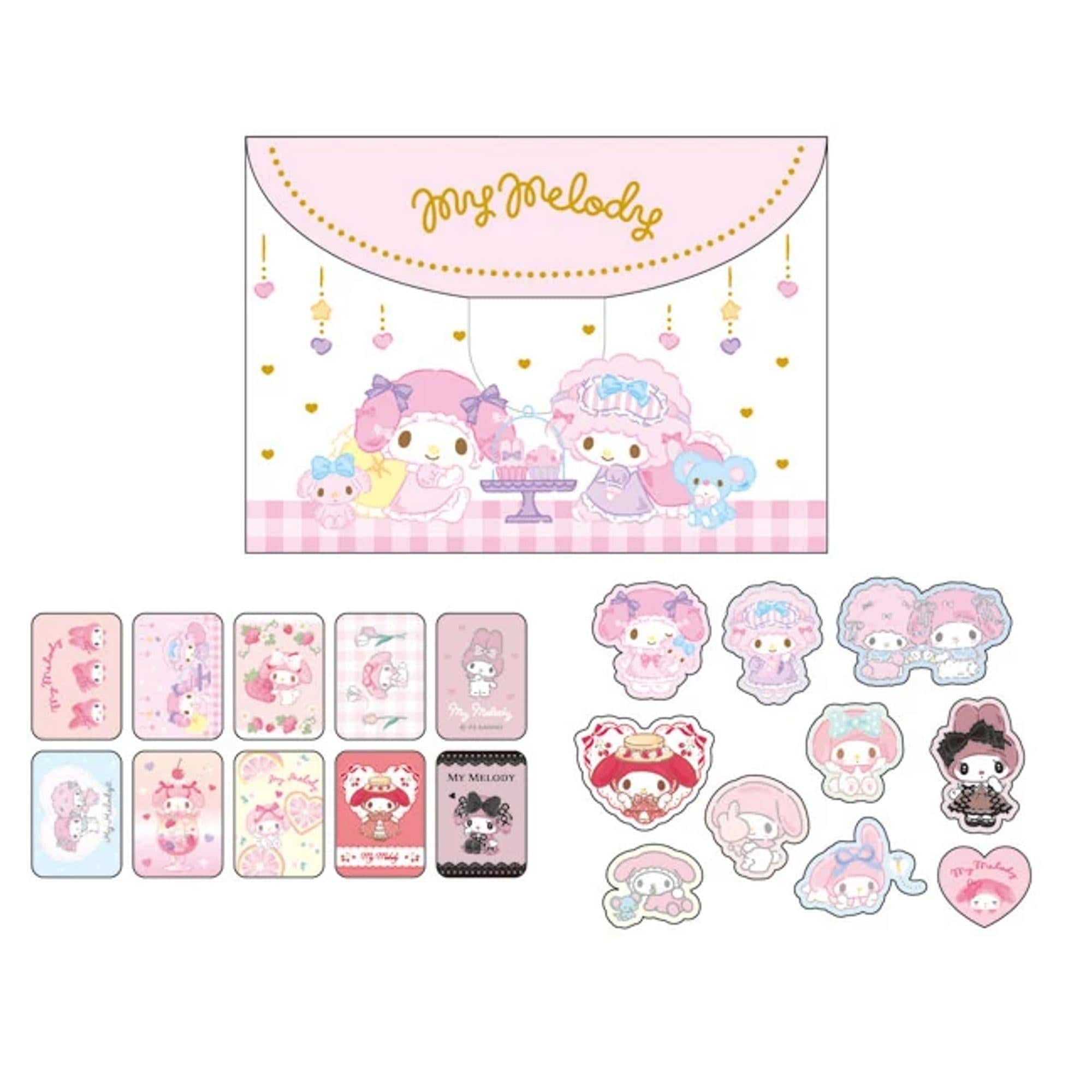 Enesco Sanrio Friends Flake Stickers Kawaii Gifts